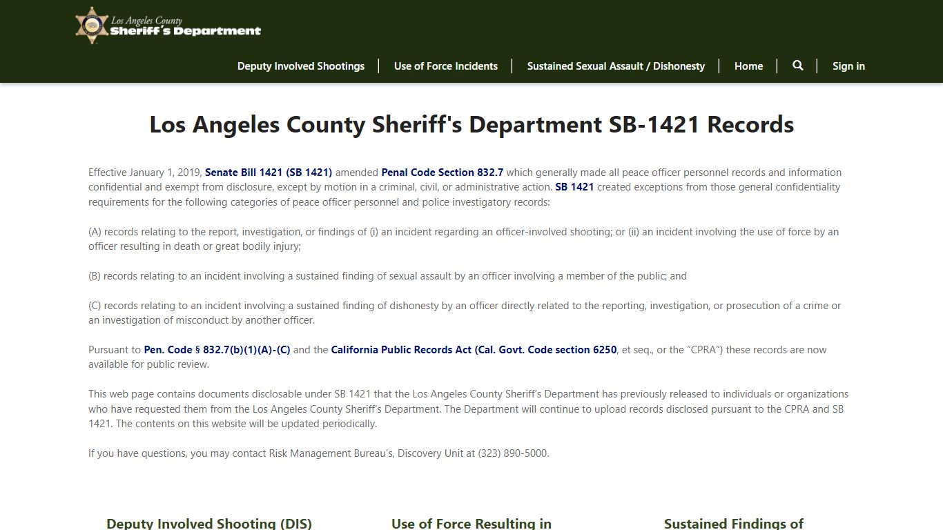 Home · LA County Sheriff